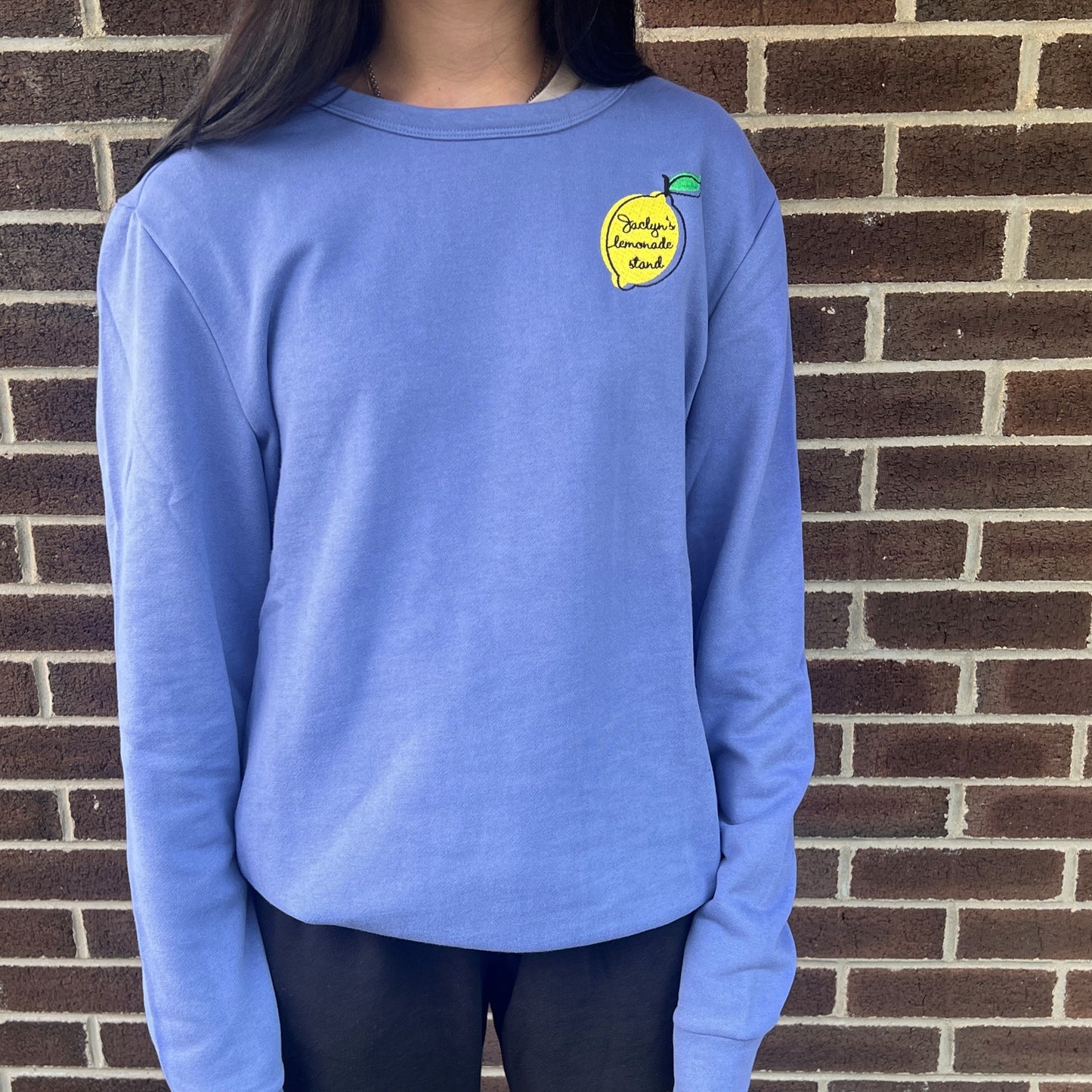JLS Adult Blue Crewneck Sweatshirts