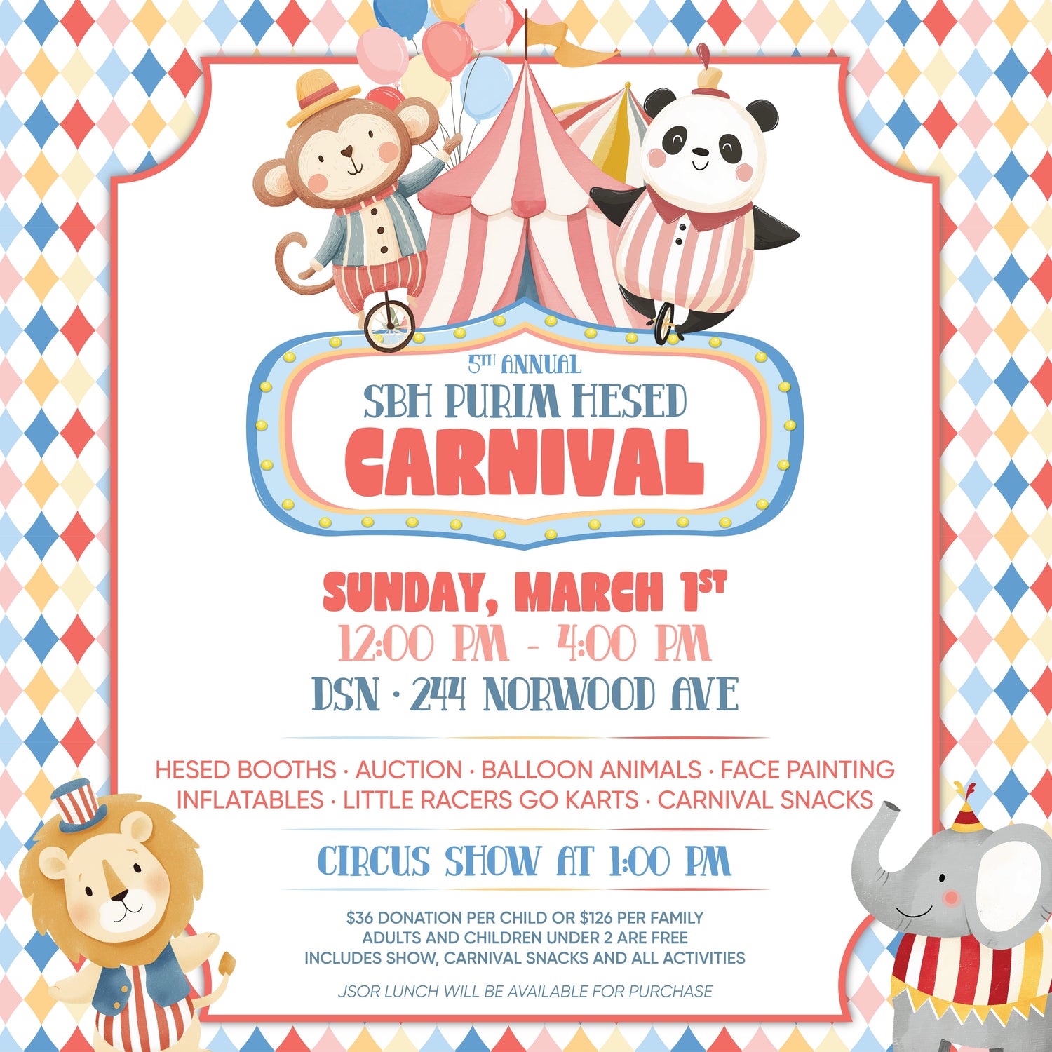 SBH Purim Hesed Carnival