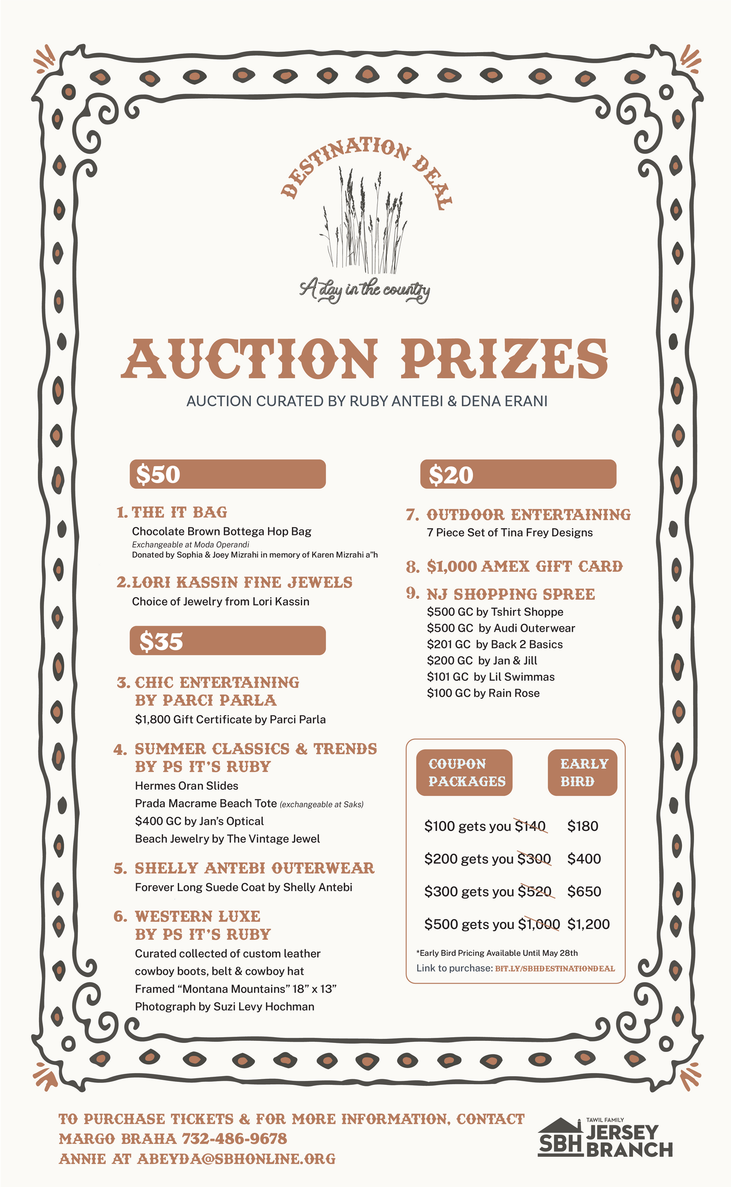 Destination Deal: A Day in the Country Auction Coupon Packages