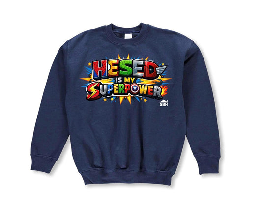 BOYS- Hesed is my Superpower Sweatshirt